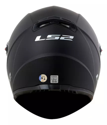 Capacete para moto LS2 FF358 Classic FF358 FF358 preto fosco tamanho 60