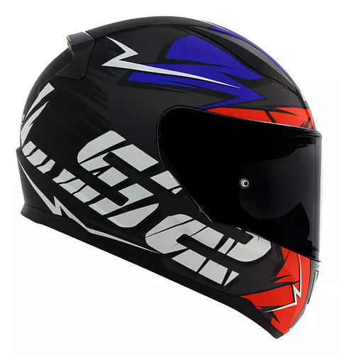 Capacete Ls2 Ff353 Rapid Cromo Cor Azul Tamanho 60