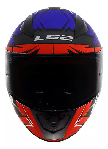 Capacete Ls2 Ff353 Rapid Cromo Cor Azul Tamanho 60