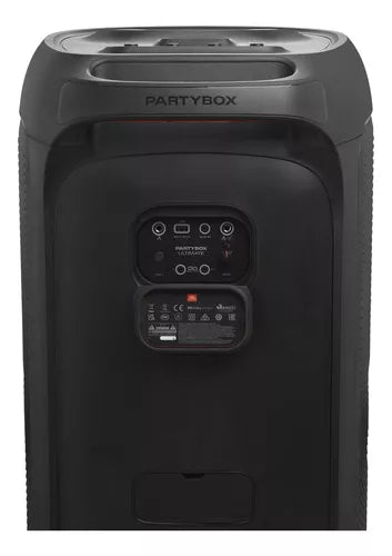 Alto-falante JBL Partybox Ultimate portátil com bluetooth preto 110V/220V