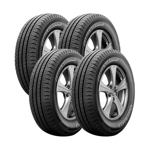 Jogo 4 Pneus Goodyear Aro 14 Cargo Marathon 2 185R14C 102/100R TL